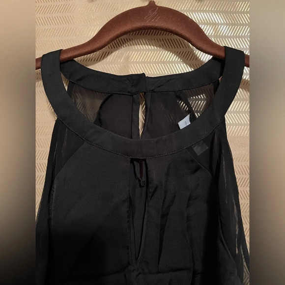 NEW YORK & CO~ BLOUSE~BLACK SLEEVELESS~ SM - Picture 5 of 5